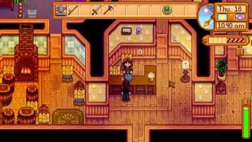 You can visit one of the many shops to buy seeds, animals, additions to your farm, and more!